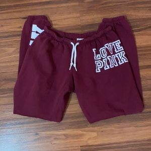 Pink Victoria Secret sweatpants